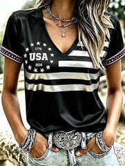 Women's USA 1776-2026 Short-sleeved T-shirt