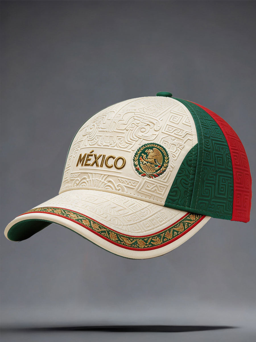 Unisex Mexico Football Lover Art Printed Hat gracestitchs