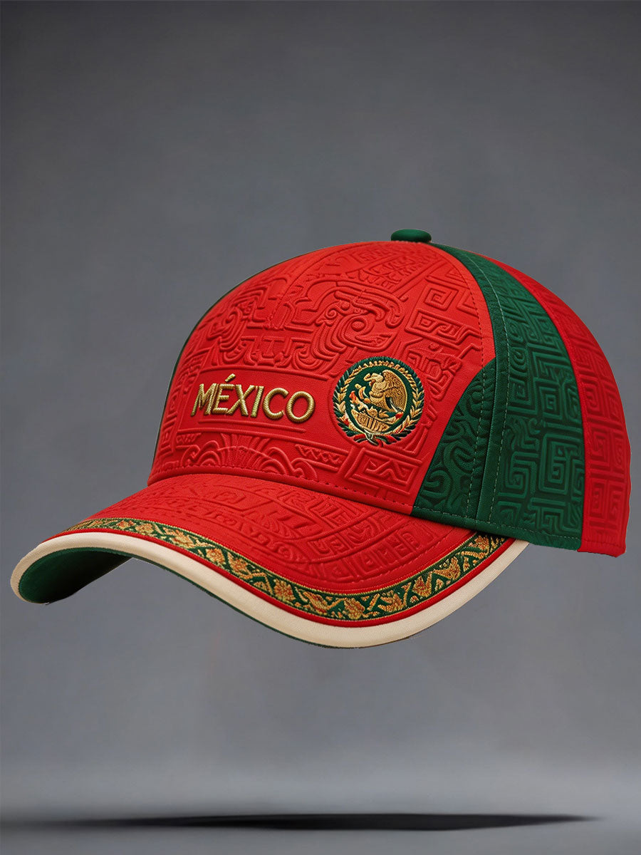 Unisex Mexico Football Lover Art Printed Hat gracestitchs