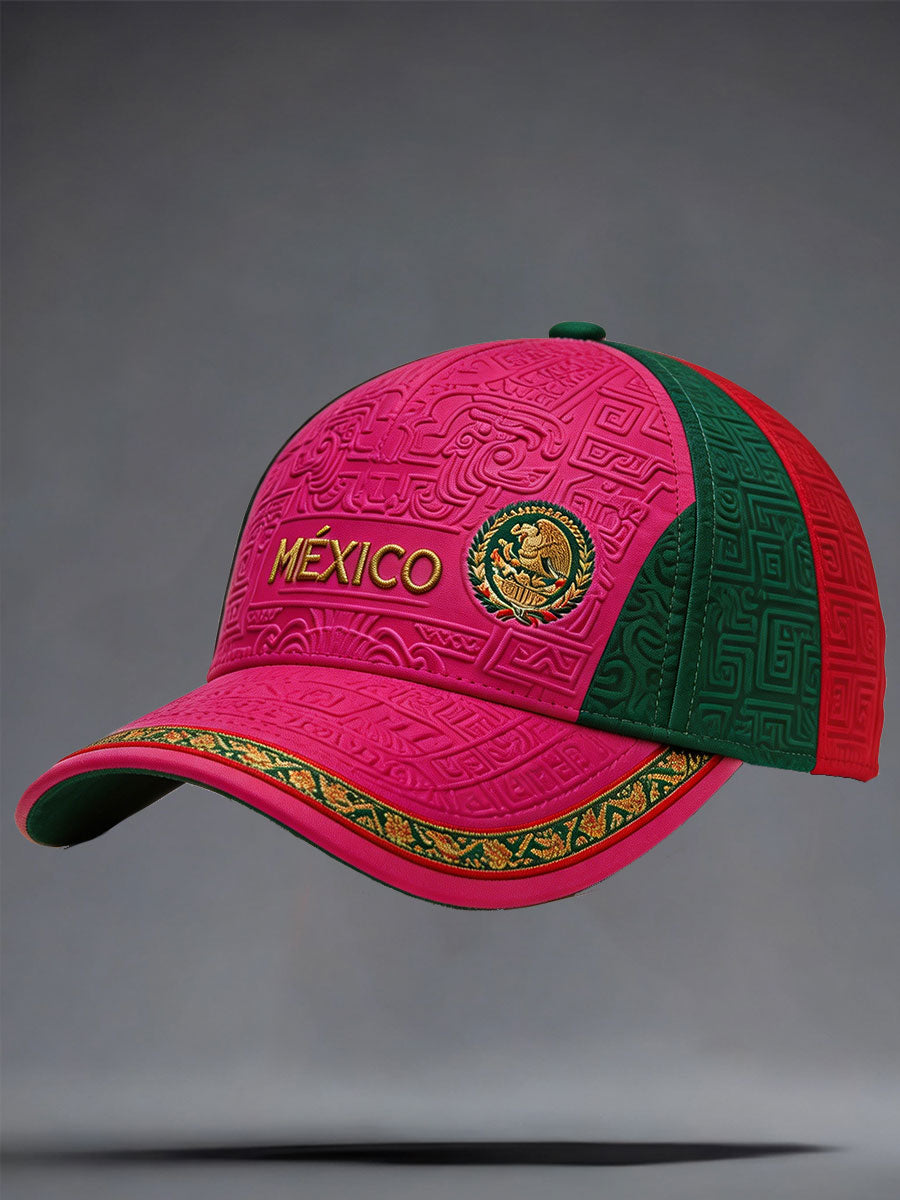 Unisex Mexico Football Lover Art Printed Hat gracestitchs