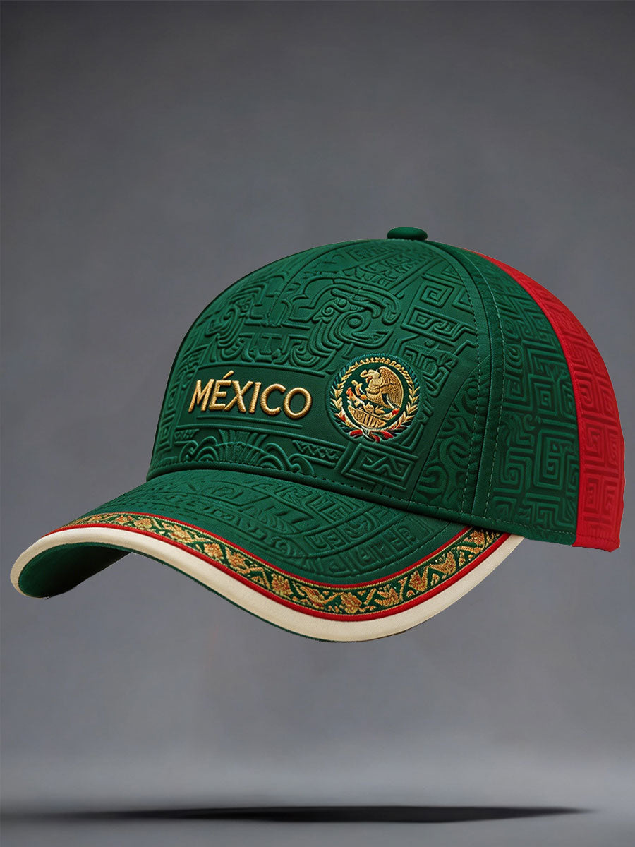 Unisex Mexico Football Lover Art Printed Hat gracestitchs