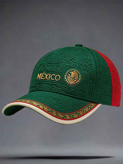 Unisex Mexico Football Lover Art Printed Hat gracestitchs