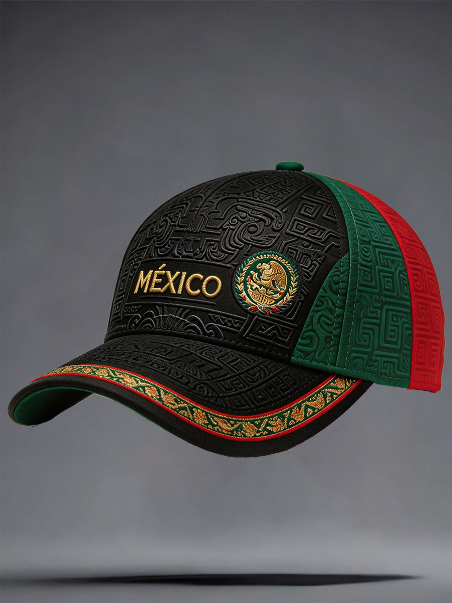 Unisex Mexico Football Lover Art Printed Hat gracestitchs