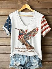 Women's Small Creature Limitless Freedom Short-sleeved T-shirt gracestitchs