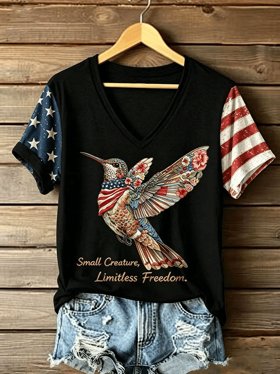 Women's Small Creature Limitless Freedom Short-sleeved T-shirt gracestitchs