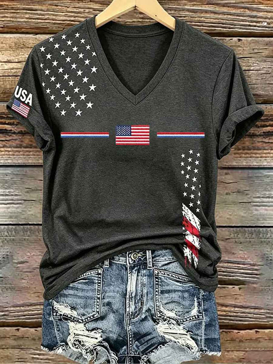 Women's Independence Day Short-sleeved T-shirt
