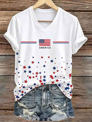 Women's Independence Day Short-sleeved T-shirt gracestitchs