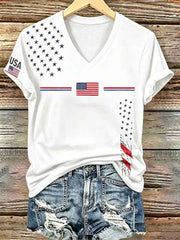 Women's Independence Day Short-sleeved T-shirt gracestitchs