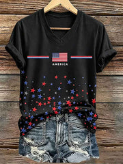 Women's Independence Day Short-sleeved T-shirt gracestitchs