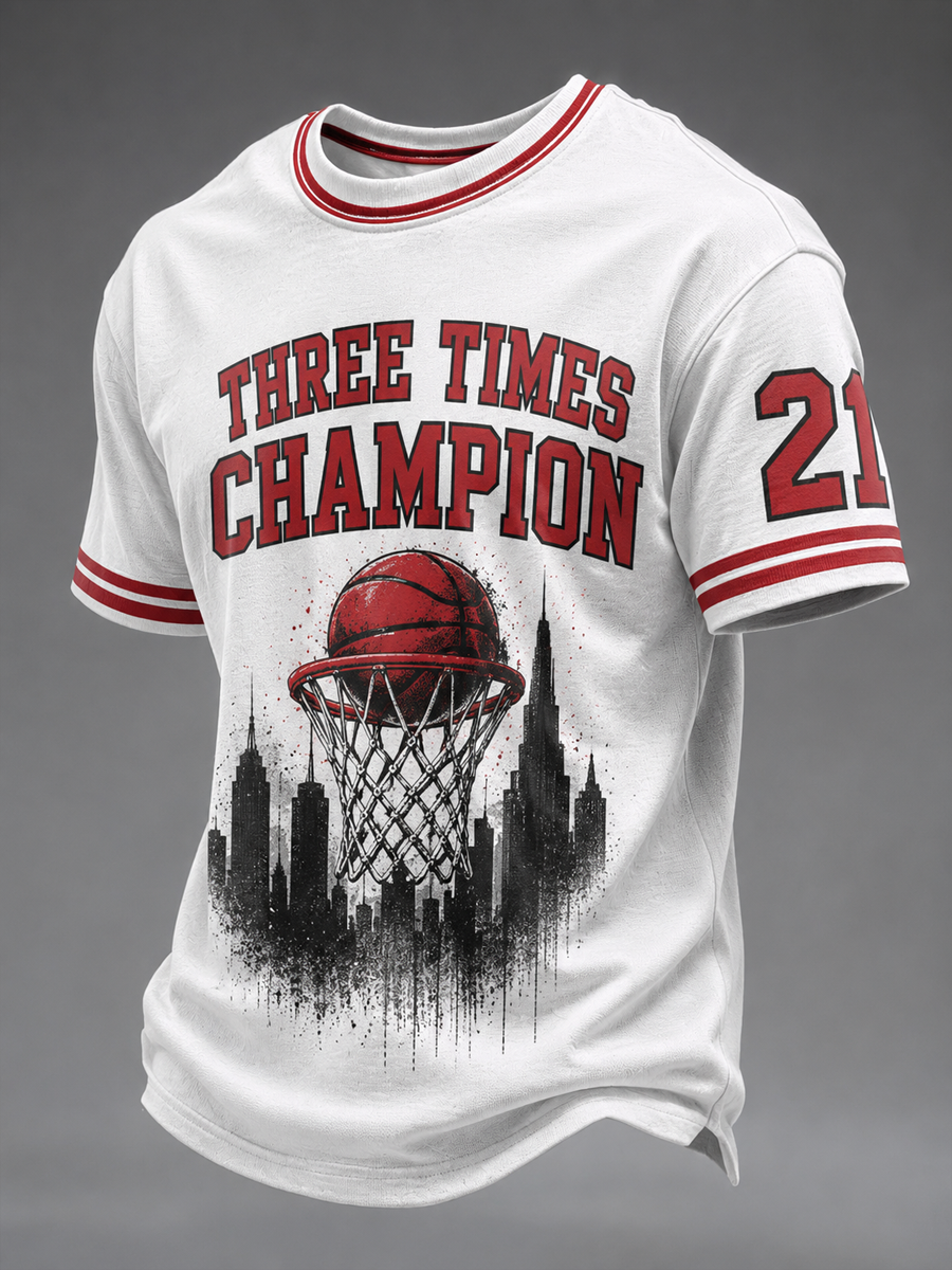 Men's Stacey King short sleeves t-shirt gracestitchs