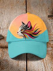 Unisex Artistic Cat Hat
