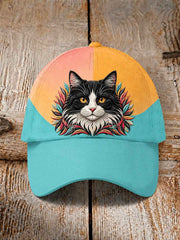Unisex Artistic Cat Hat