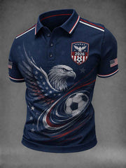Men's USA Football Printed Shirt