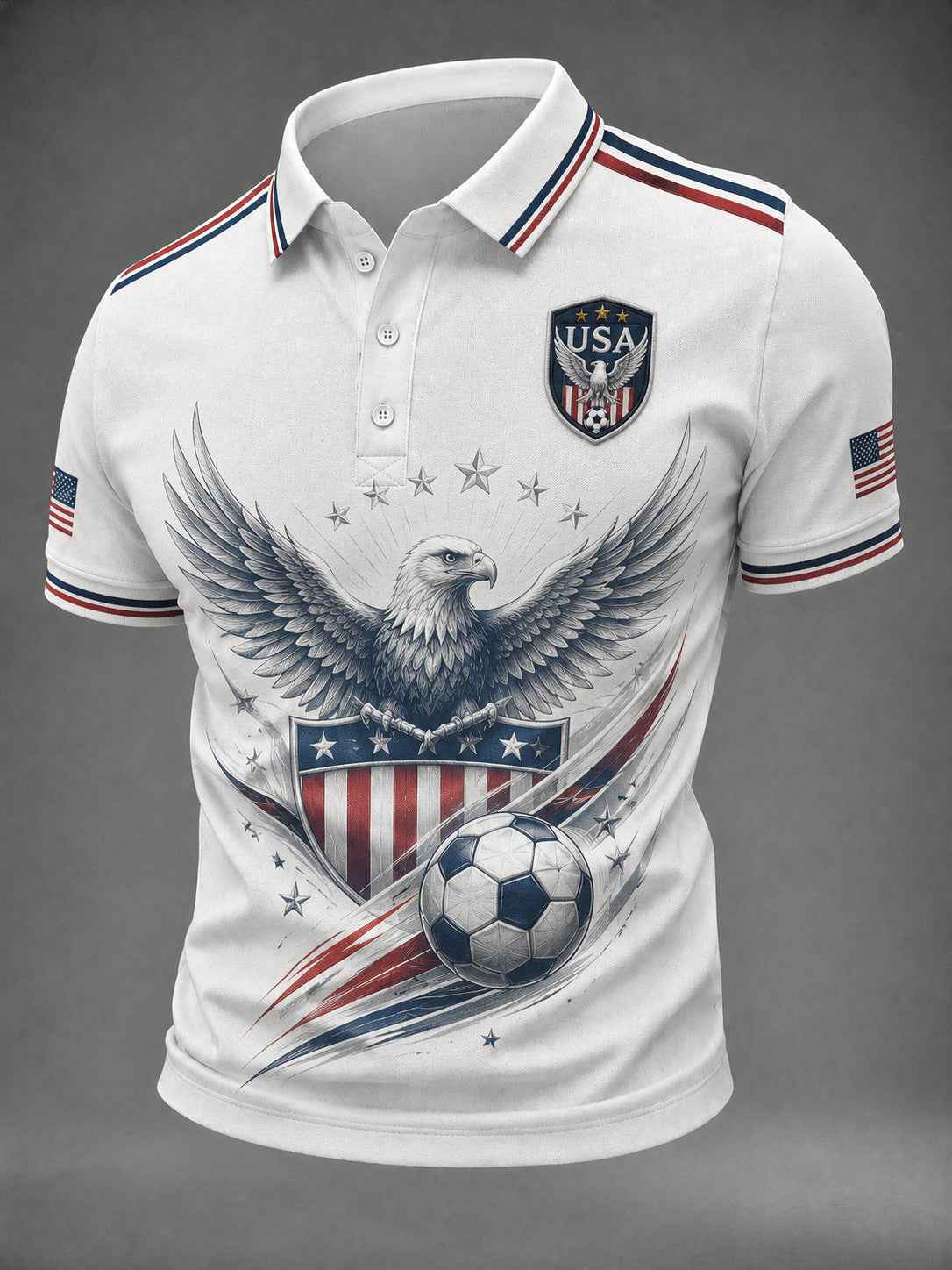 Men's USA Football Printed Shirt