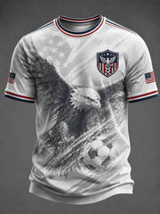 Men's USA Football Printed T-shirt