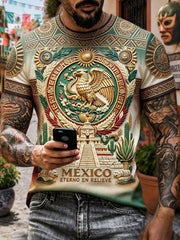 Men's Mexico Art Printed T-shirt gracestitchs