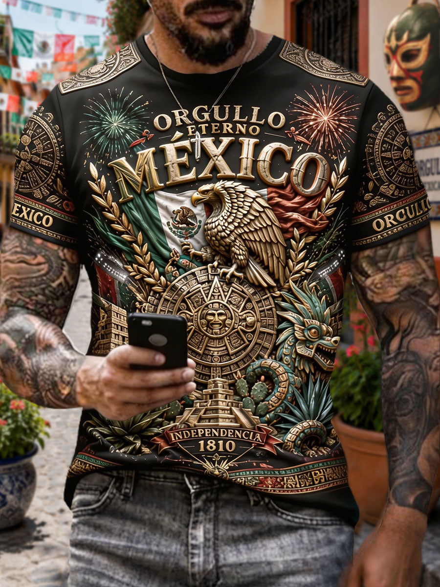 Men's Mexico Art Printed T-shirt gracestitchs