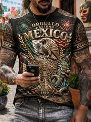 Men's Mexico Art Printed T-shirt gracestitchs