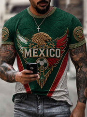Men's Gift For Football Fans Print Casual Tee gracestitchs