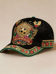 Unisex Mexico Football Lover Art Printed Hat gracestitchs