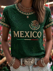 Women's Gift For Football Fans Print Casual Tee gracestitchs