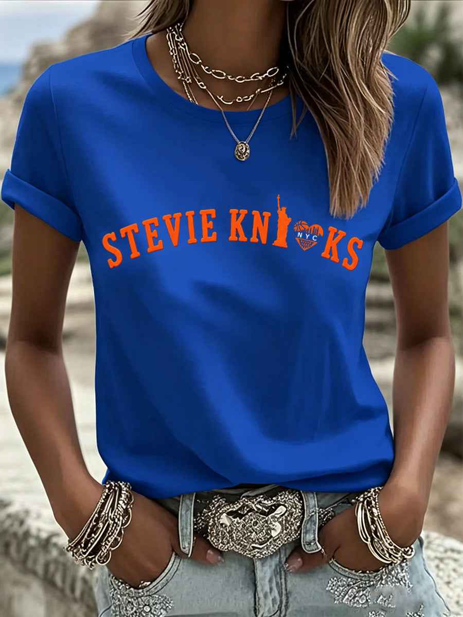 Women's Gift For Basketball Fans Print Casual Tee gracestitchs