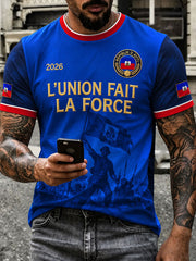 Men's 2026 Haiti Soccer T-Shirts gracestitchs