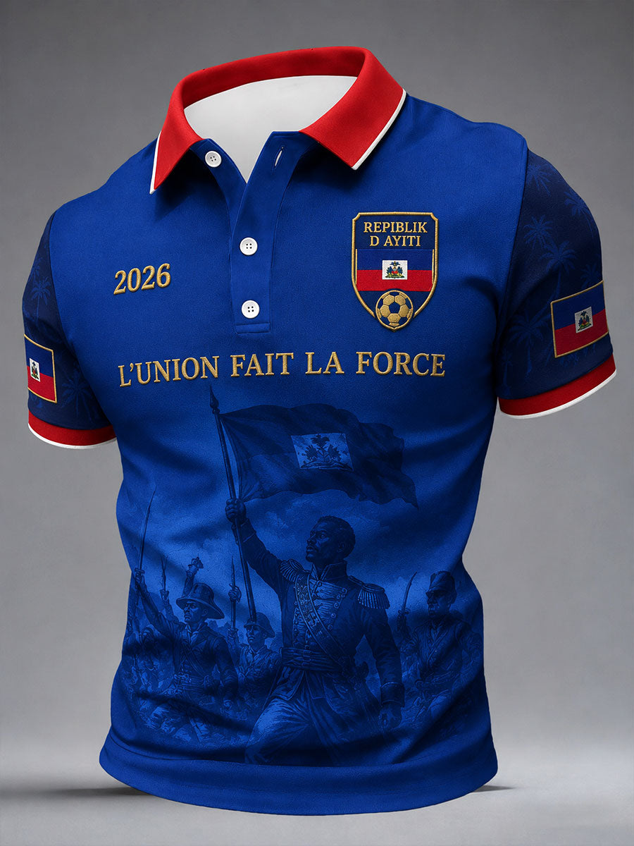 Men's 2026 Haiti Football Tops gracestitchs