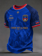 Men's 2026 Haiti Football T-Shirts gracestitchs