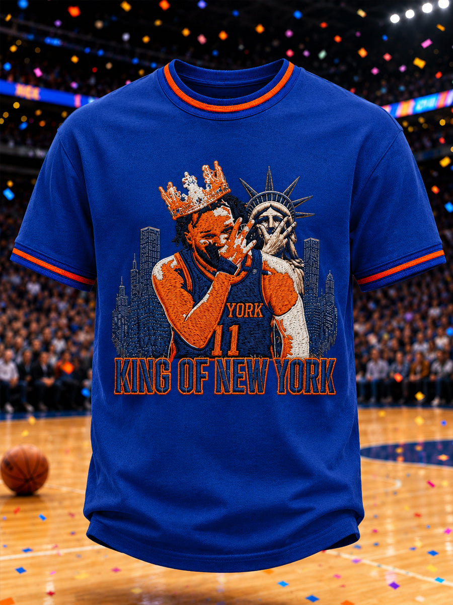 Men's Classic Basketball Fan Graphic Short Sleeve T-shirt gracestitchs