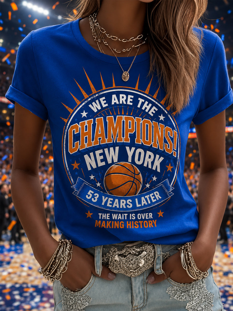 Women's Gift For Basketball Fans Print Casual Tee gracestitchs