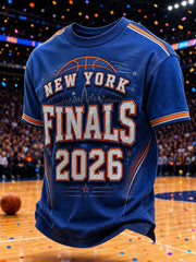 Men's New York Finals 2026 Printed T-shirt gracestitchs