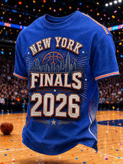 Men's New York Finals 2026 Printed T-shirt gracestitchs
