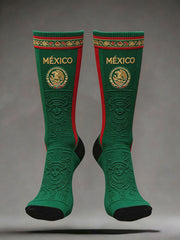 Unisex Mexico Football Lover Art Printed Socks gracestitchs
