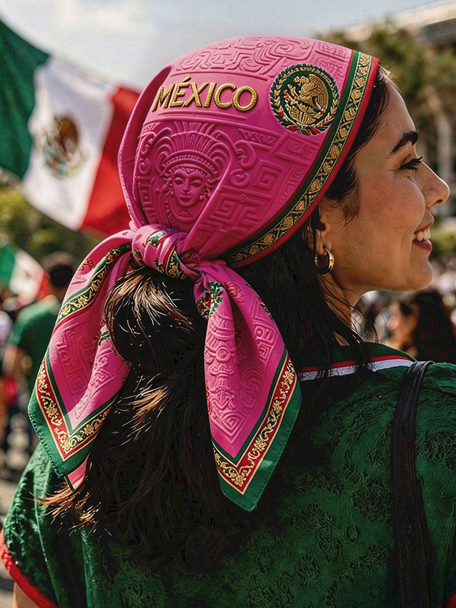 Unisex Mexico Football Lover Art Printed Bandana gracestitchs