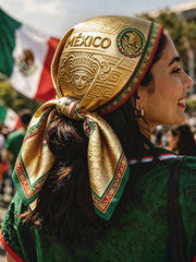 Unisex Mexico Football Lover Art Printed Bandana gracestitchs