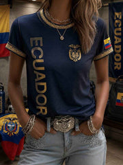Women's short-sleeved T-shirt