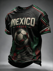 Men's Mexico Printed short sleeves t-shirt gracestitchs