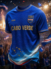 Men's Gift For Football Fans Print Casual Tee