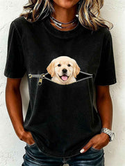 Women's Lovely Golden Retriever T-Shirt