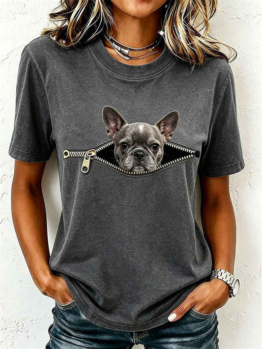 Women's Lovely French Bulldog T-Shirt