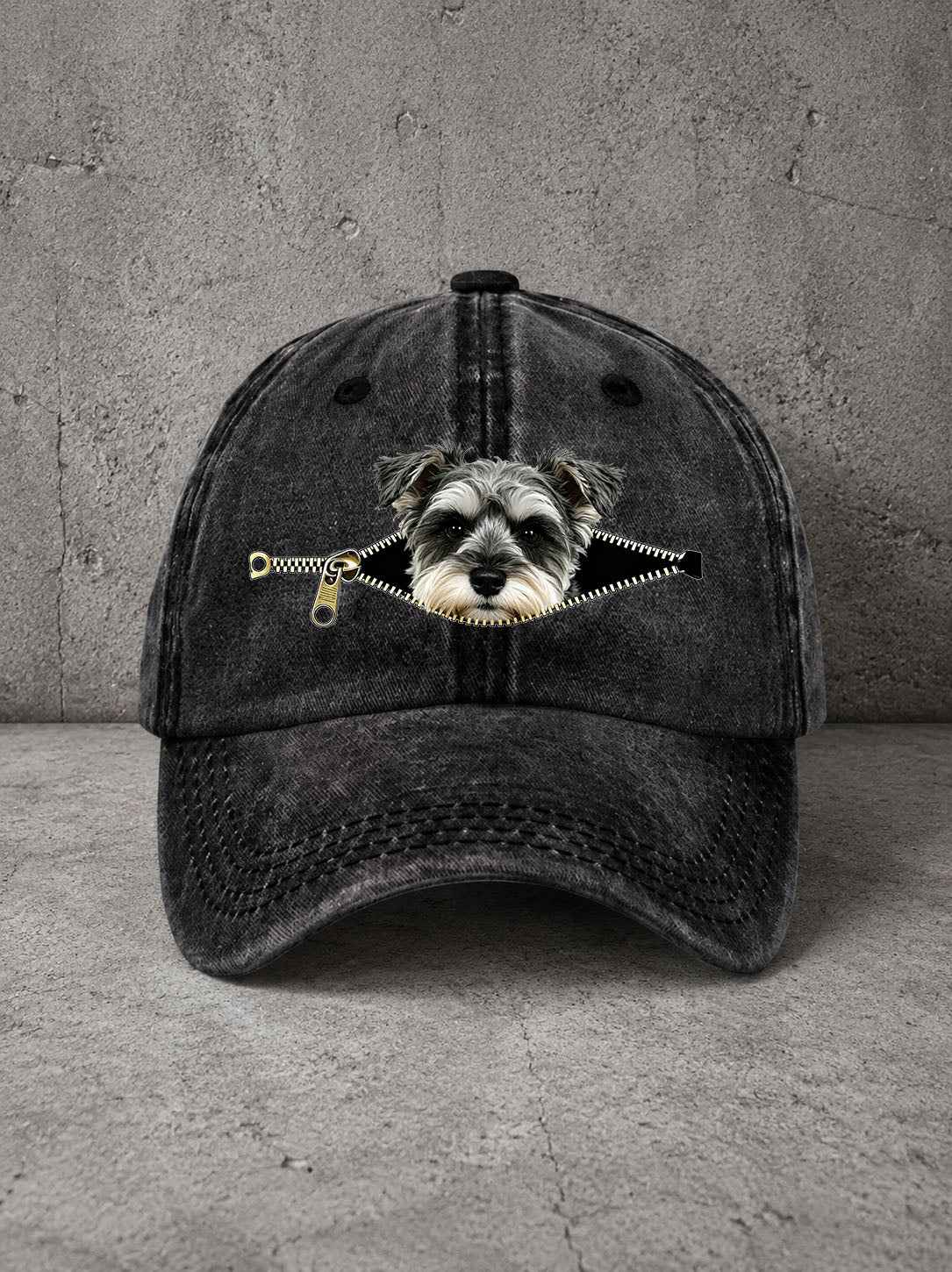Unisex Lovely Schnauzer Hat