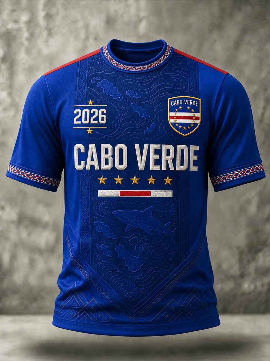 Men's Gift For Football Fans Print Casual Short Sleeve O-Neck T-shirt