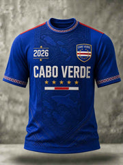 Men's Gift For Football Fans Print Casual Short Sleeve O-Neck T-shirt