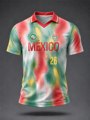 Men's Mexico Football Printed T-shirt