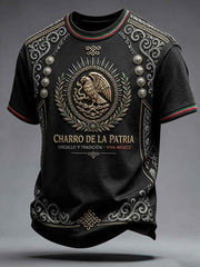Men's Mexico Pride Art Printed T-shirt