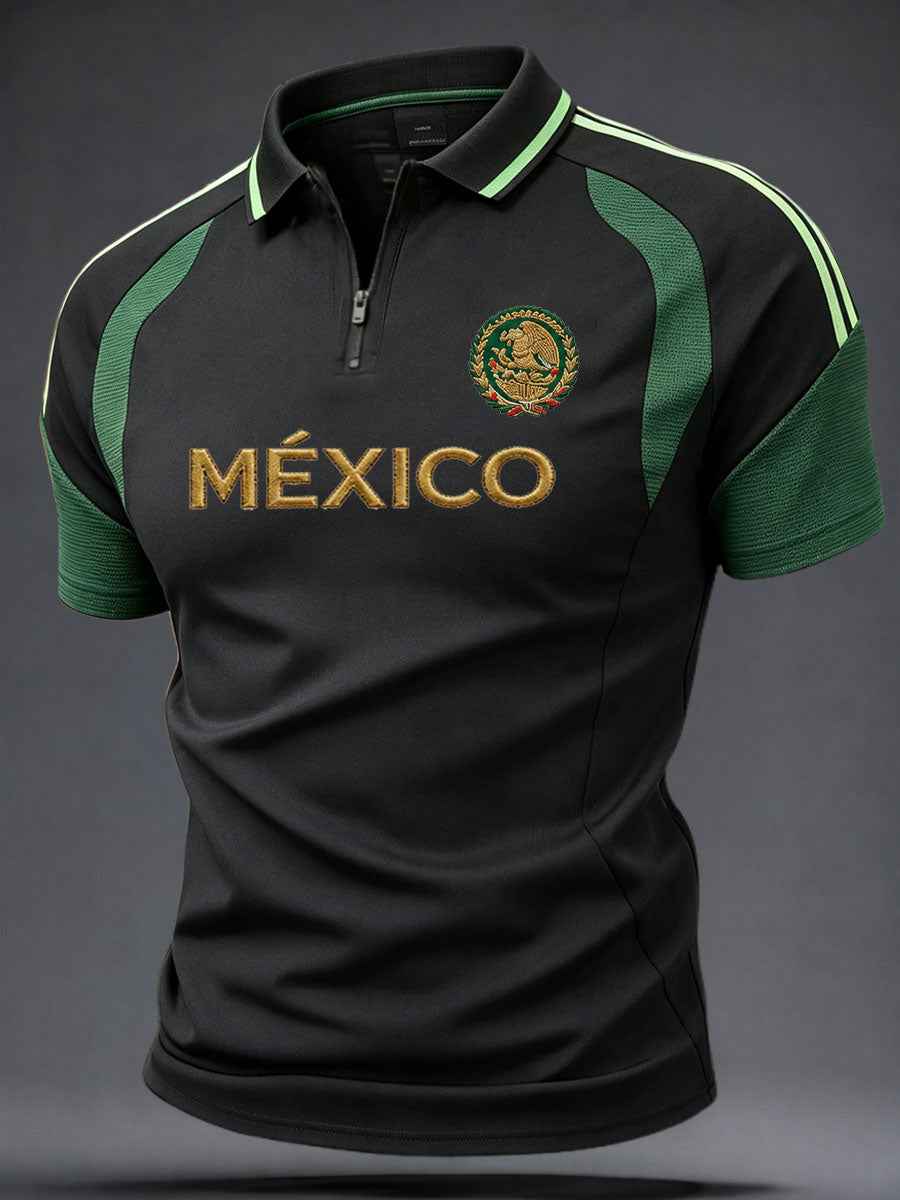 Men's Mexico Pride Art Printed Casual Tops
