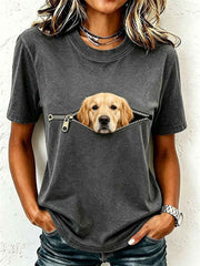 Women's Lovely Golden Retriever T-Shirt