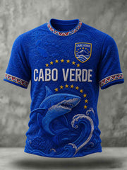 Men's Gift For Football Fans Print Casual Short Sleeve O-Neck T-shirt