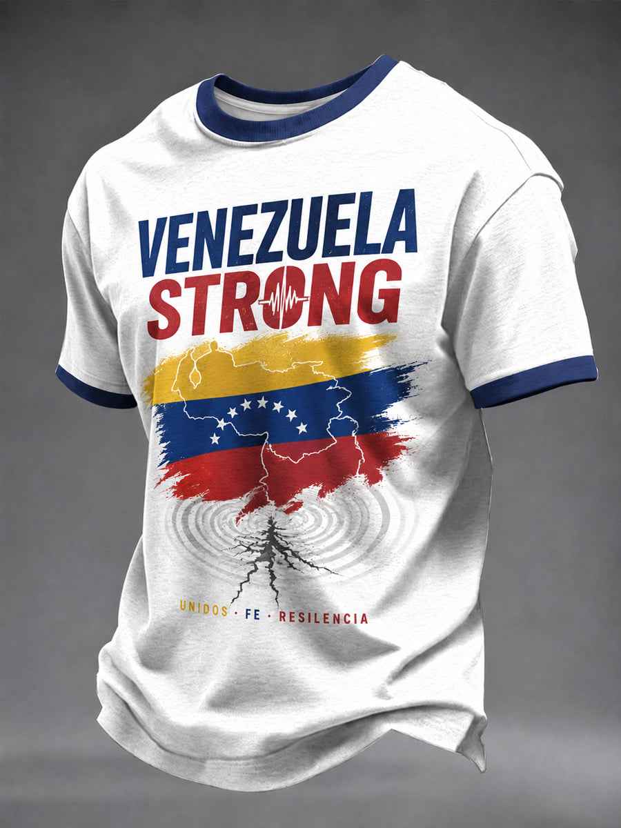 Men's VENEZUELA STRONG Printed T-shirt